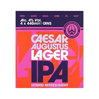 Williams Brothers Caesar Augustus - Lager / IPA Hybrid 4x440ml Can-Scottish Beers-Fountainhall Wines