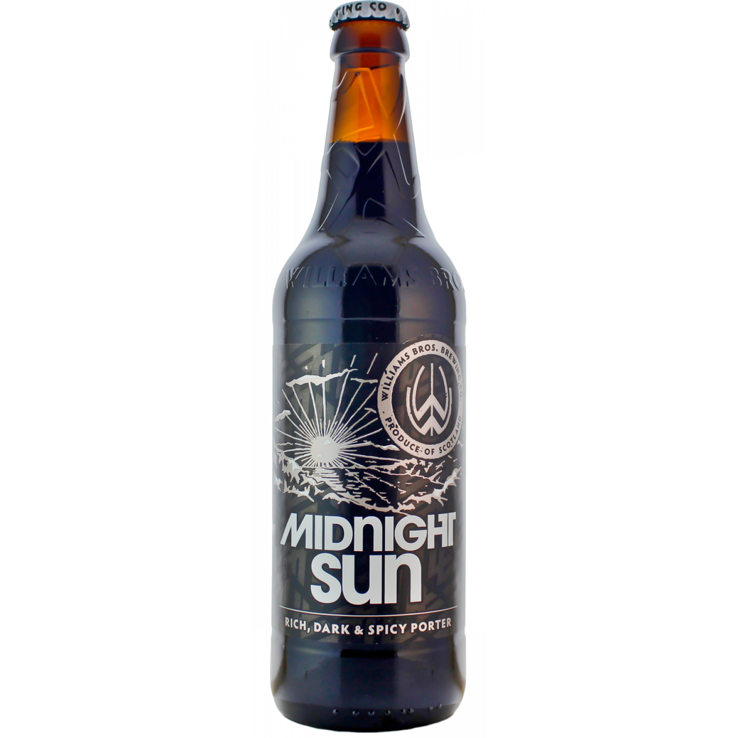 Williams Brothers Midnight Sun - Rich, Dark & Spicy Porter 500ml-Scottish Beers-Fountainhall Wines