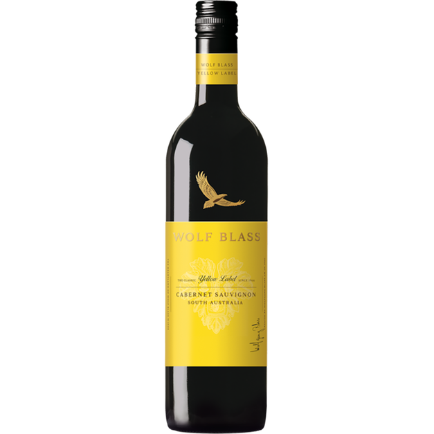 Wolf Blass Yellow Label Cabernet Sauvignon-Red Wine-Fountainhall Wines
