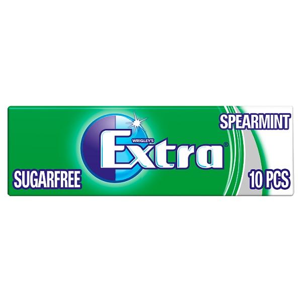 Wrigley's Extra Spearmint Sugar Free Chewing Gum (10 Piece)
