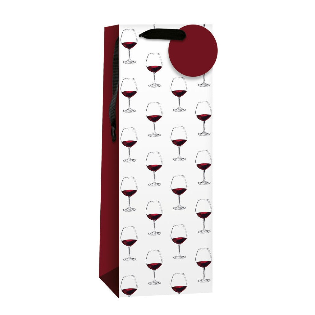 1 Bottle Gift Bag-Gift Bags / Gift Boxes-Fountainhall Wines