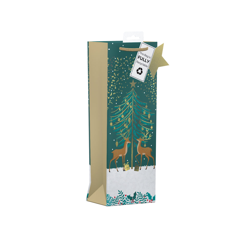 1 Bottle Gift Bag-Gift Bags / Gift Boxes-Fountainhall Wines