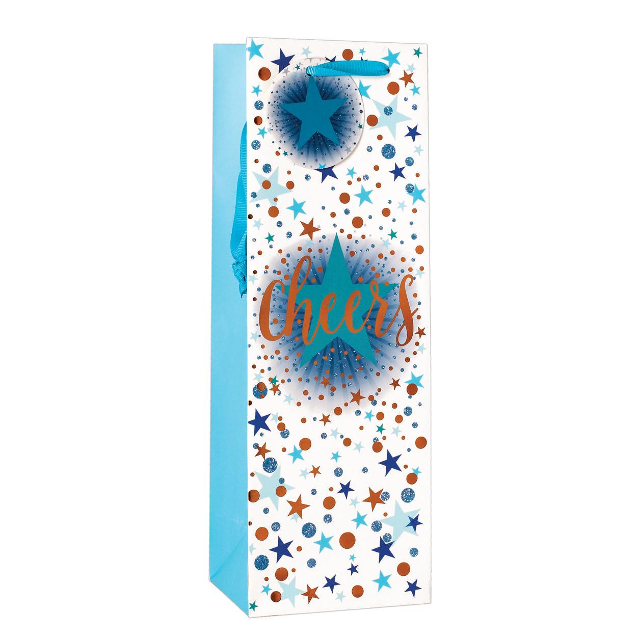 1 Bottle Gift Bag-Gift Bags / Gift Boxes-5052738448345-Fountainhall Wines
