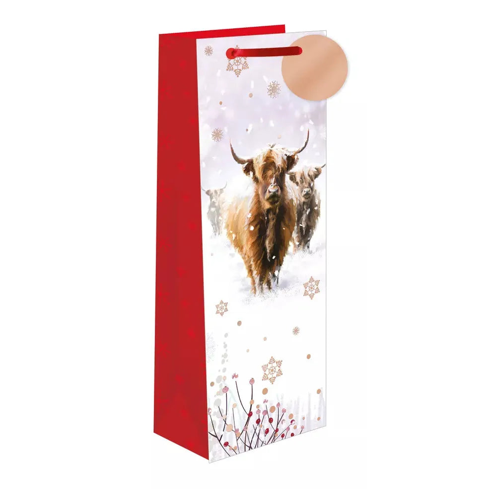 1 Bottle Gift Bag-Gift Bags / Gift Boxes-5056823226115-Fountainhall Wines