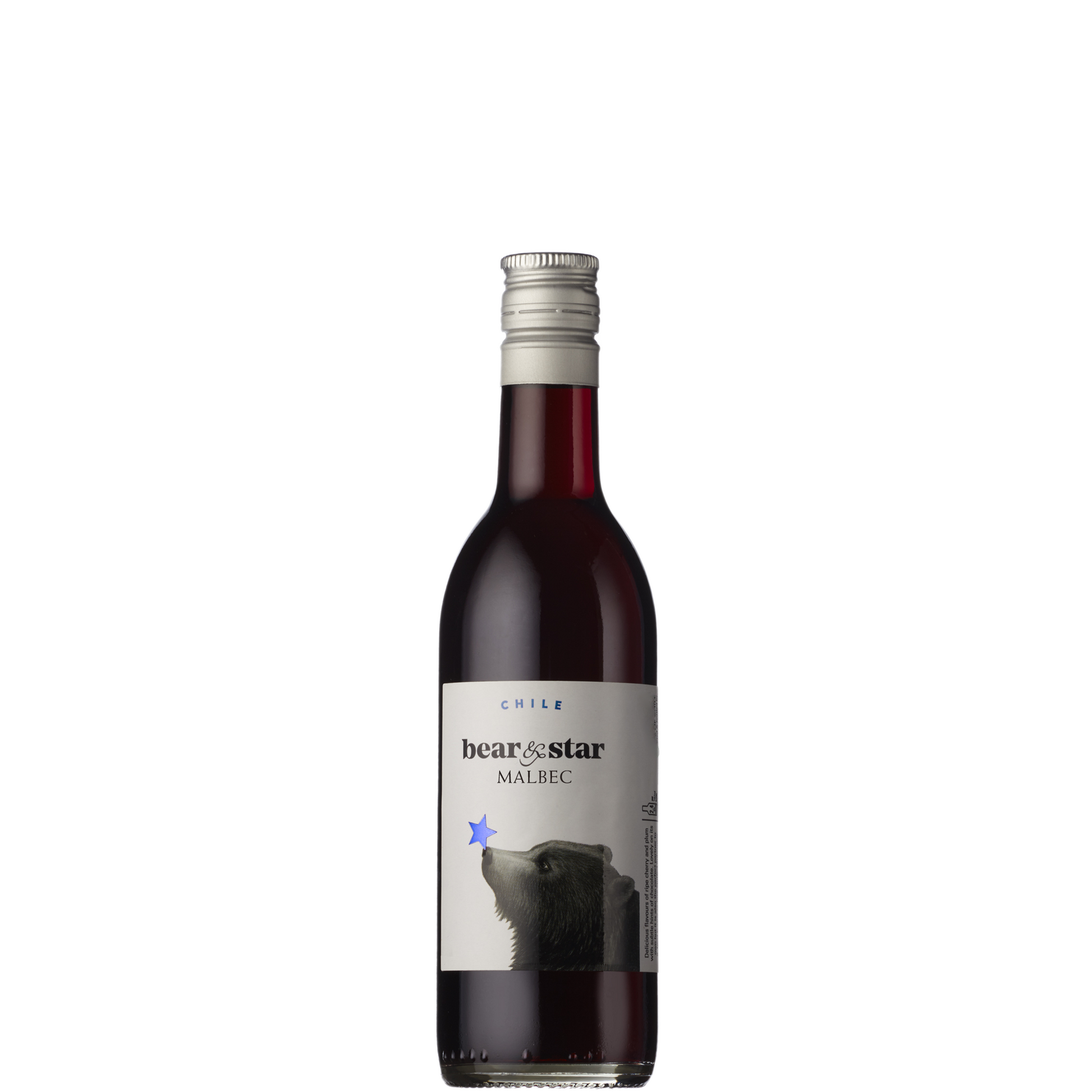 187ml Bear & Star Malbec-Single Serve Wine-5028235016530-Fountainhall Wines