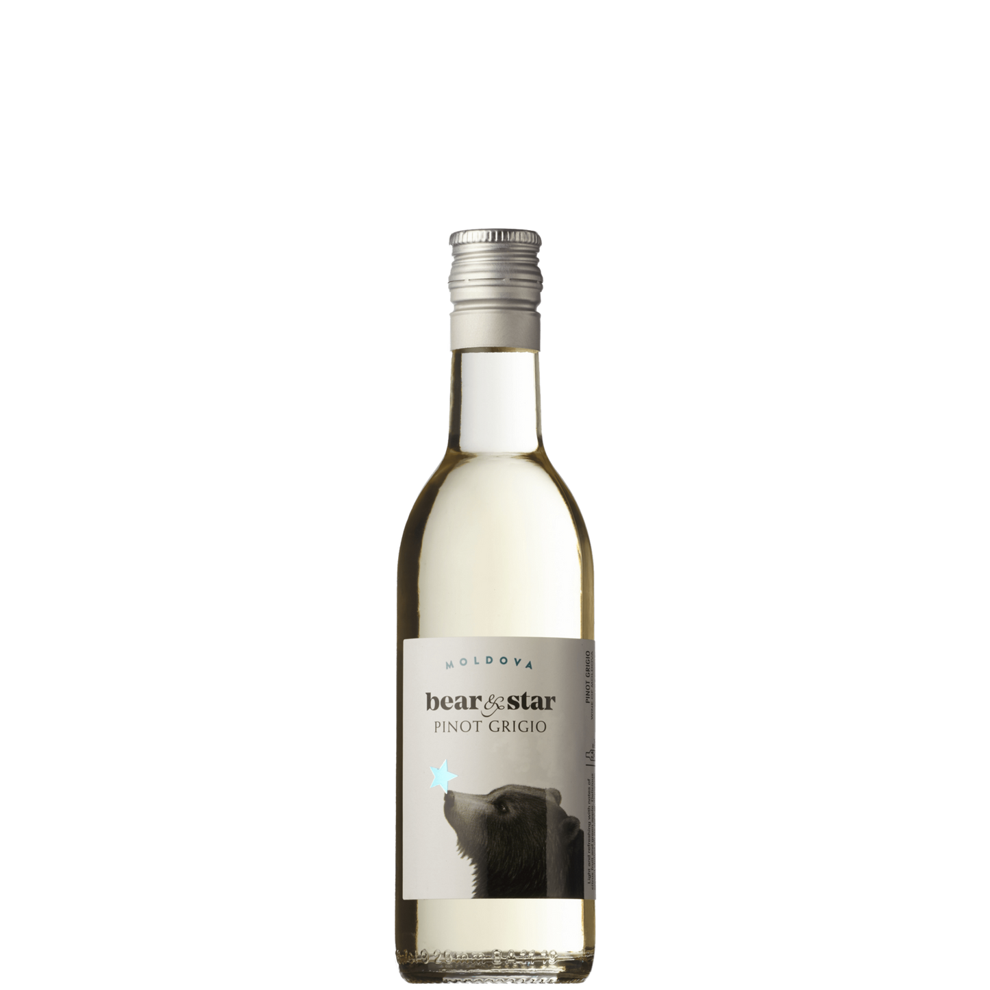 187ml Bear & Star Pinot Grigio-Single Serve Wine-Fountainhall Wines