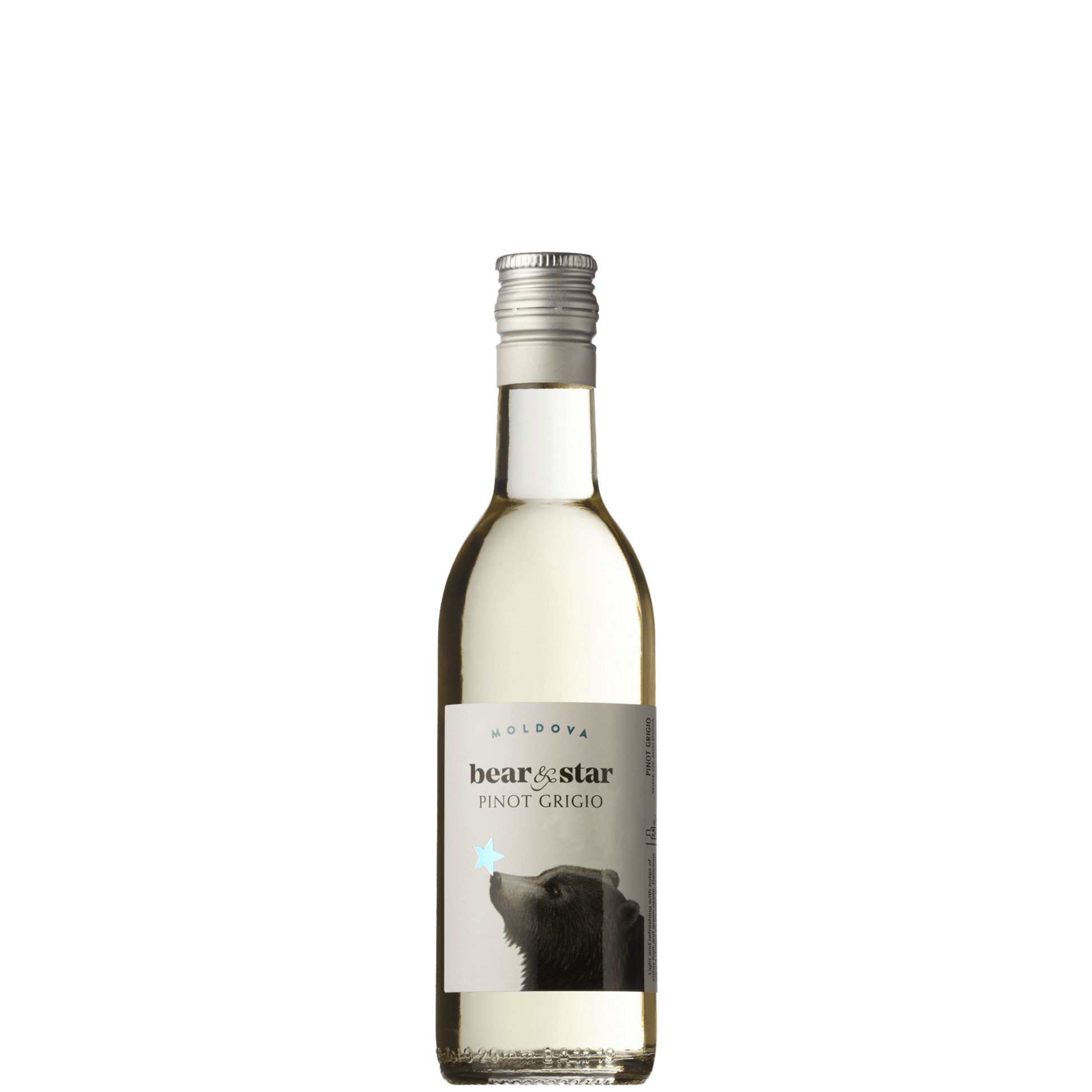 187ml Bear & Star Pinot Grigio-Single Serve Wine-Fountainhall Wines