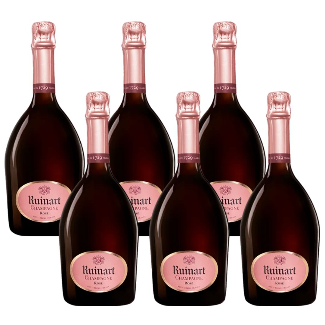 Ruinart Rose NV Champagne 6x75CL Case