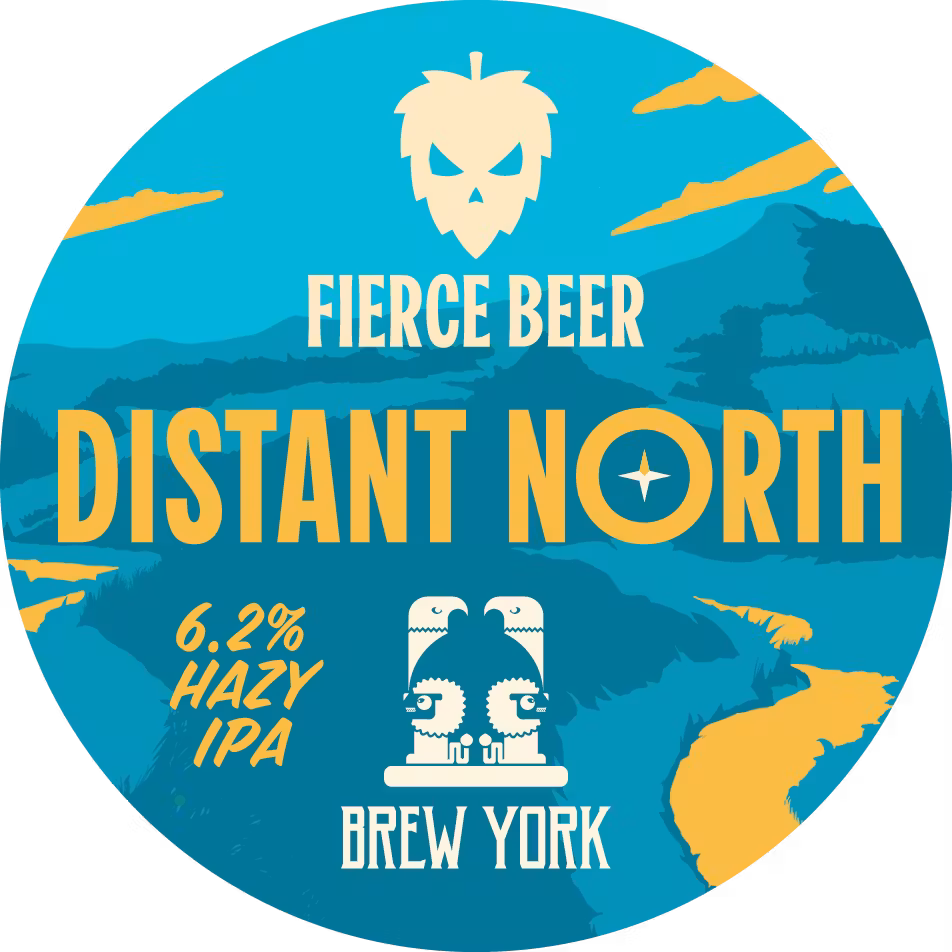 Fierce Distant North (Brew York Collab) Hazy IPA 440ml