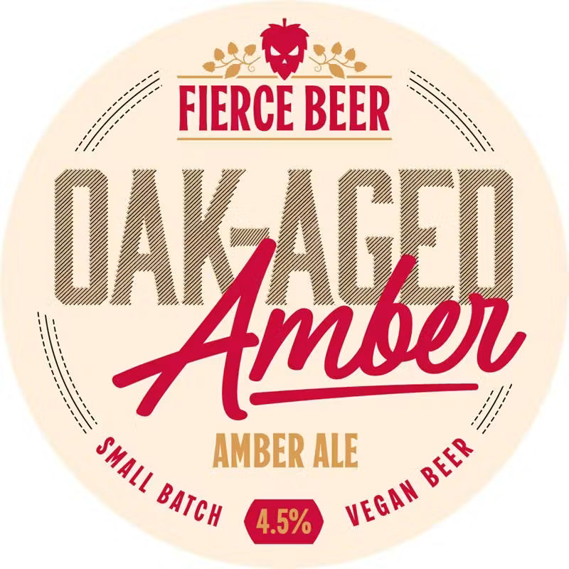 Fierce Oak-Aged Amber - Amber Ale 440ml Can