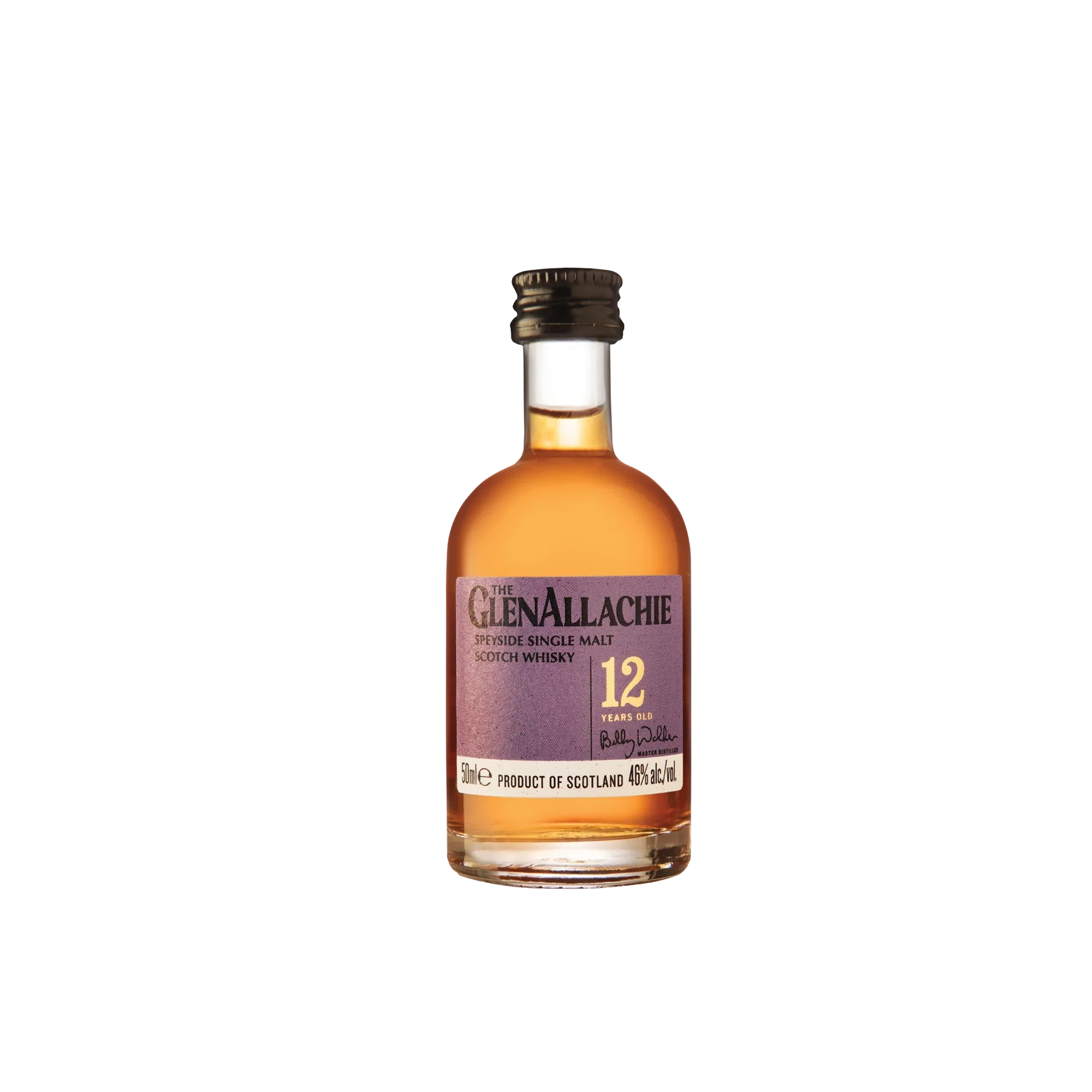 5cl GlenAllachie 12 Year Old-Miniatures-5060568320670-Fountainhall Wines