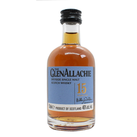 5cl GlenAllachie 15 Year Old-Miniatures-5060568320960-Fountainhall Wines