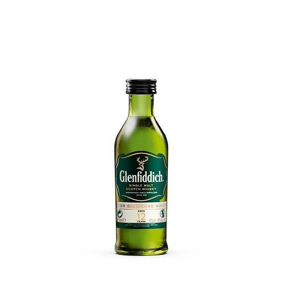 5cl Glenfiddich 12 Year Old-Miniatures-5010327309088-Fountainhall Wines