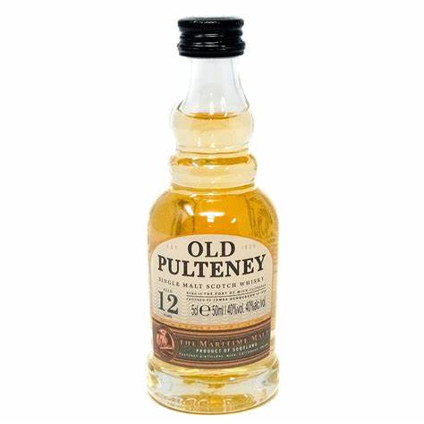 5cl Old Pulteney 12 Year Old-Miniatures-Fountainhall Wines