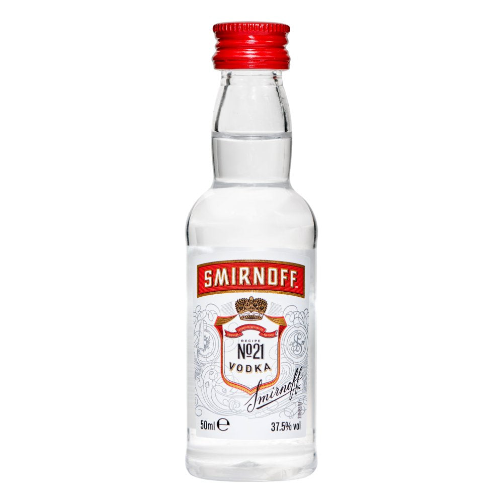 5cl Smirnoff No.21 Red Label Vodka-Miniatures-5410316986489-Fountainhall Wines