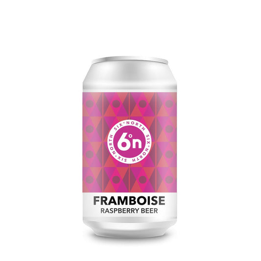 6 Degrees North (6DN) Framboise - Raspberry Beer-Scottish Beers-Fountainhall Wines