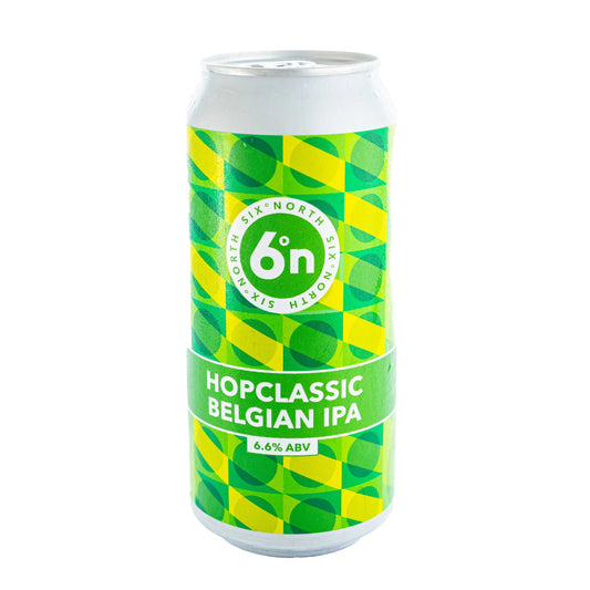 6 Degrees North (6DN) Hopclassic Belgian IPA 440ml Can-Scottish Beers-Fountainhall Wines