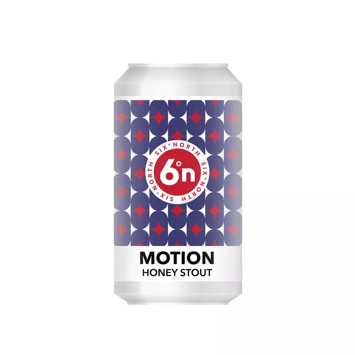 6 Degrees North (6DN) Motion - Honey Stout 330ml Can-Scottish Beers-5060371071110-Fountainhall Wines