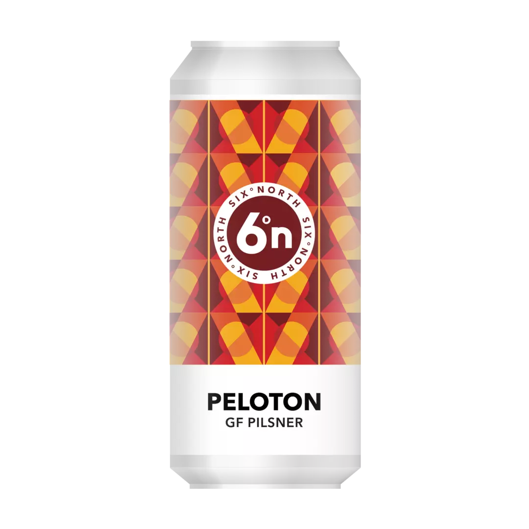 6 Degrees North (6DN) Peloton Pilsner 440ml-Scottish Beers-5060371070472-Fountainhall Wines