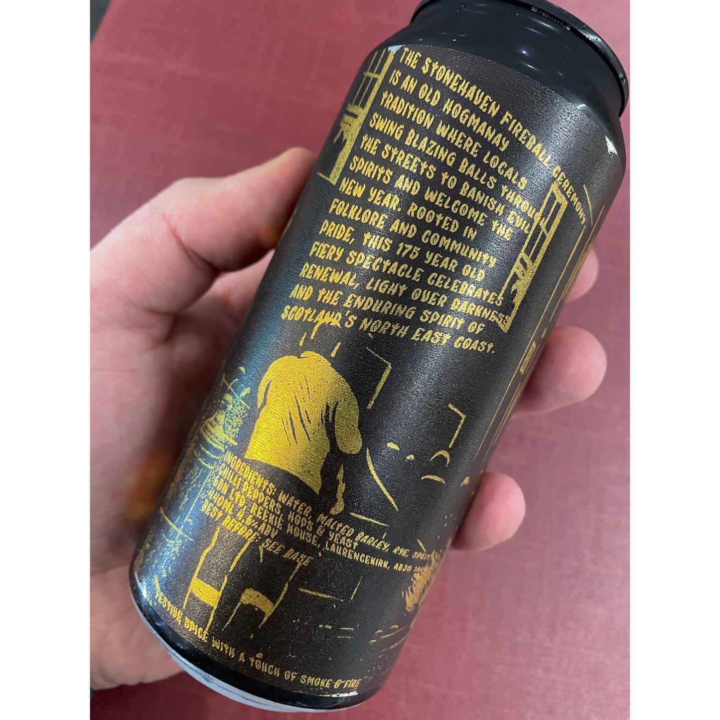 6 Degrees North (6DN) Stonehaven Fireballs Hefeweizen 440ml Can-Scottish Beers-Fountainhall Wines