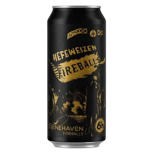 6 Degrees North (6DN) Stonehaven Fireballs Hefeweizen 440ml Can-Scottish Beers-Fountainhall Wines