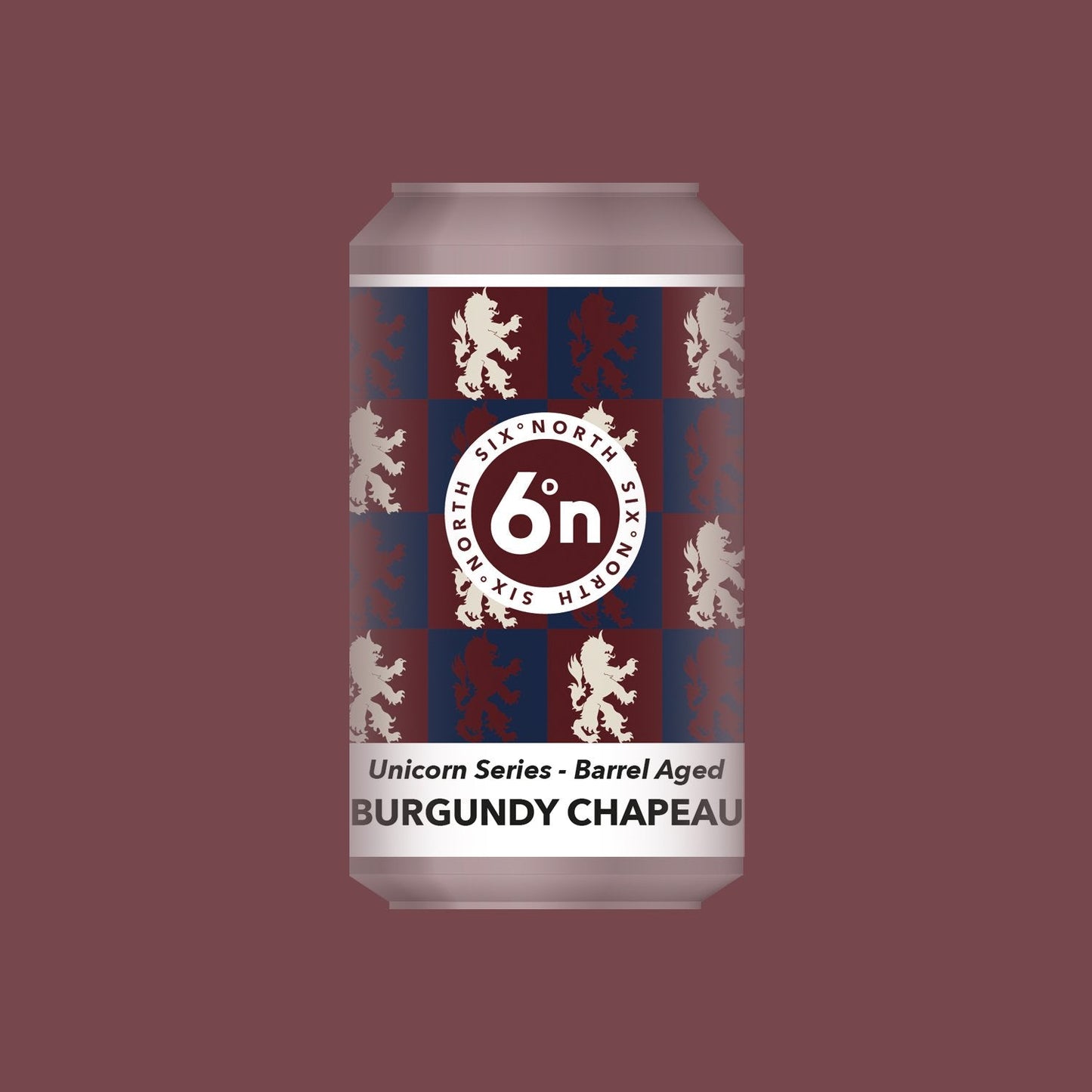 6 Degrees North (6DN) Unicorn Series - Barrel Aged Burgundy Chapeau 330ml Can-Scottish Beers-Fountainhall Wines