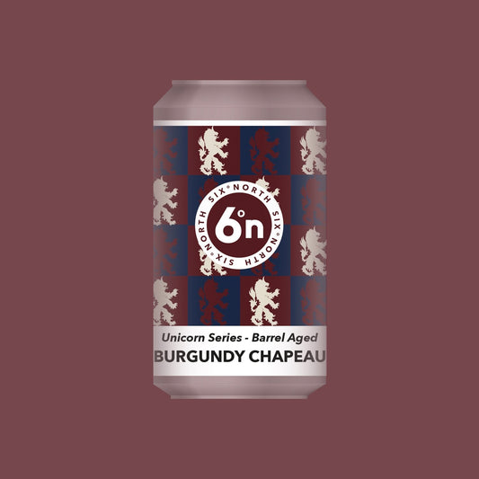 6 Degrees North (6DN) Unicorn Series - Barrel Aged Burgundy Chapeau 330ml Can-Scottish Beers-Fountainhall Wines