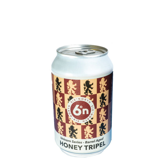 6 Degrees North (6DN) Unicorn Series - Barrel Aged Honey Tripel 330ml Can - Fountainhall Wines