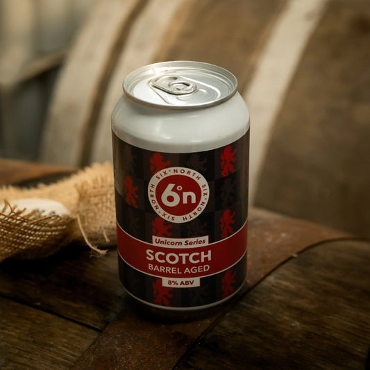6 Degrees North (6DN) Unicorn Series - Scotch Barrel Aged 330ml Can-Scottish Beers-Fountainhall Wines
