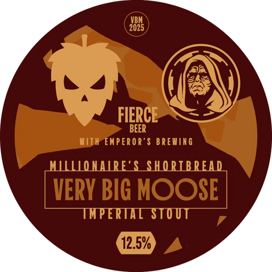 Fierce Very Big Moose 2025 Millionaires Shortbread (Emperors Brewery Collab)330ml Can