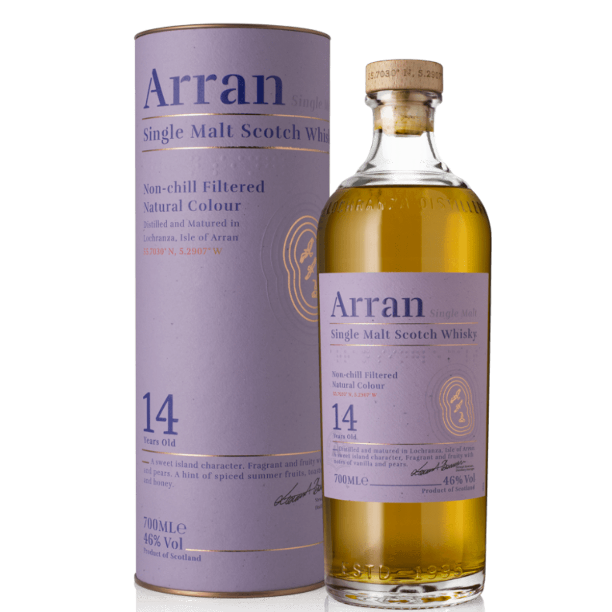 Arran 14 Year Old - Single Malt Scotch Whisky-Single Malt Scotch Whisky-Fountainhall Wines