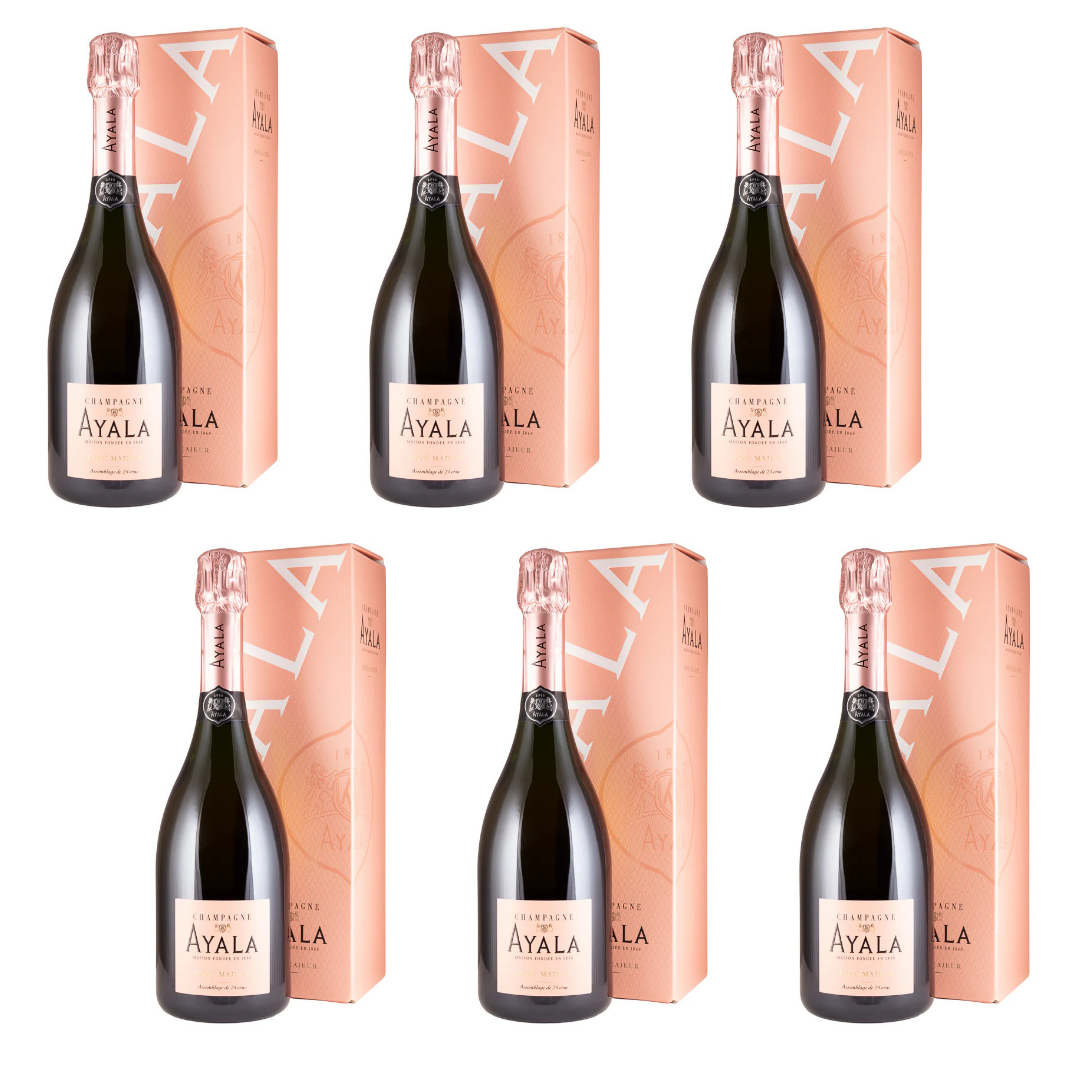 Ayala Rose Majeur Champagne 6x75CL Case-Champagne-Fountainhall Wines