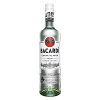 Bacardi Carta Blanca - Superior White Rum 70cl (Price Marked £17.99)-White Rum-7610113026670-Fountainhall Wines