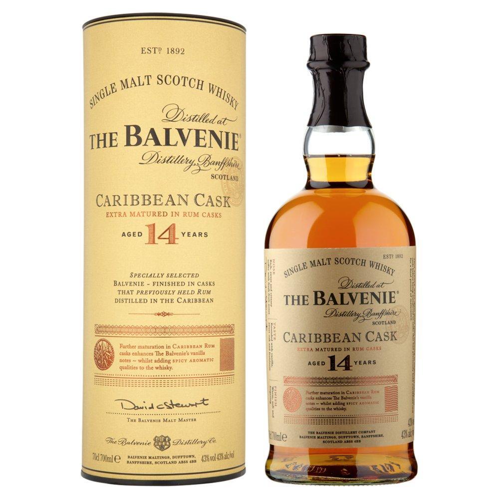 Balvenie Caribbean Cask 14 Year Old - Single Malt Scotch Whisky-Single Malt Scotch Whisky-5010327524566-Fountainhall Wines