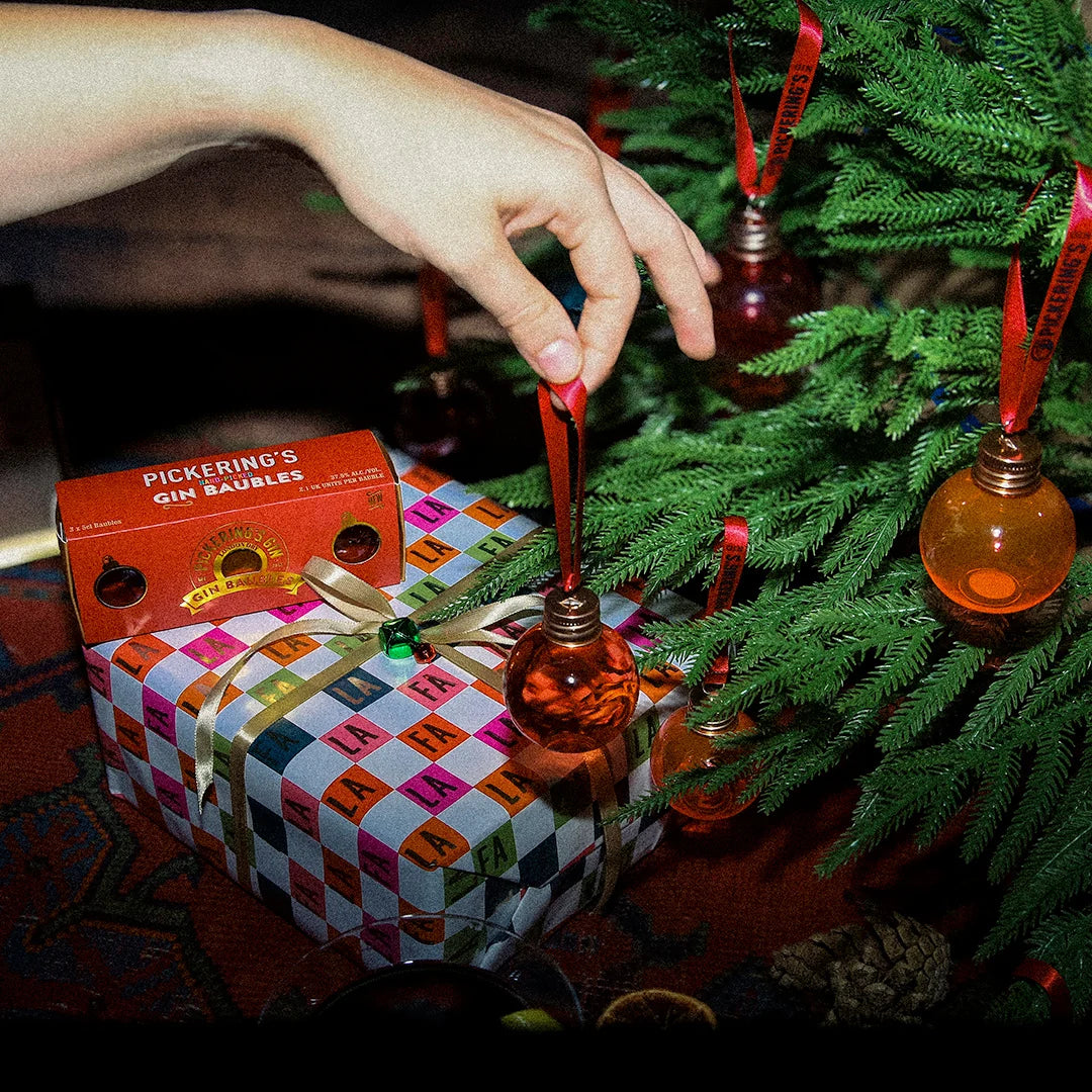 Pickerings Gin Baubles 3x5cl