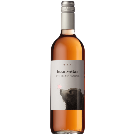 Bear & Star White Zinfandel Rosé 75cl-Rose Wine-Fountainhall Wines