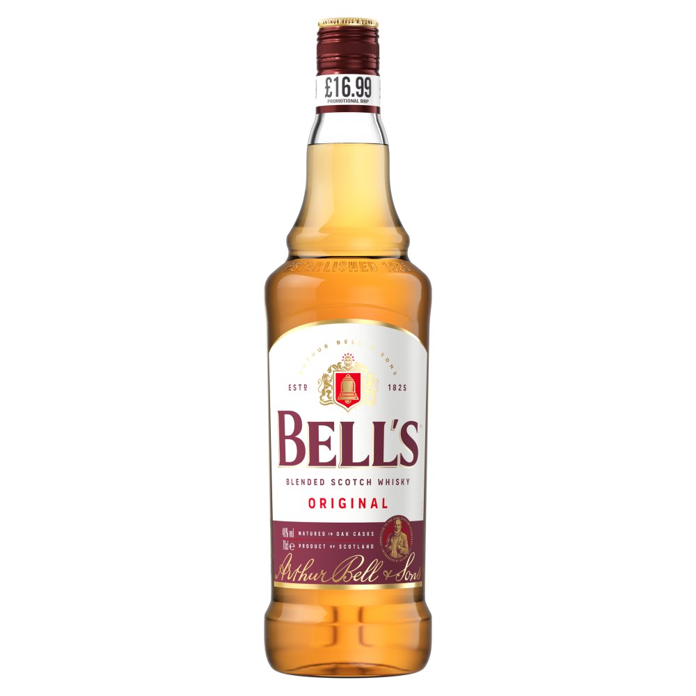 Bell's Original Blended Scotch Whisky 70cl (Price Marked £16.99)-Blended Whisky-5000387908857-Fountainhall Wines