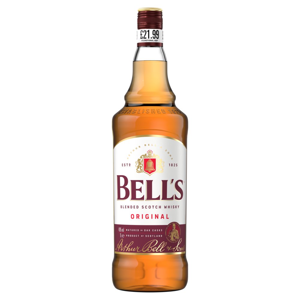 Bell's Original Blended Scotch Whisky Litre (Price Marked £21.99)-Blended Whisky-5000387908727-Fountainhall Wines