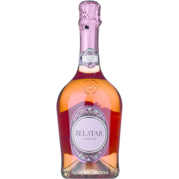 Belstar Cuvee Rosé Sparkling NV, 75cl-Sparkling Wine-8053251820028-Fountainhall Wines
