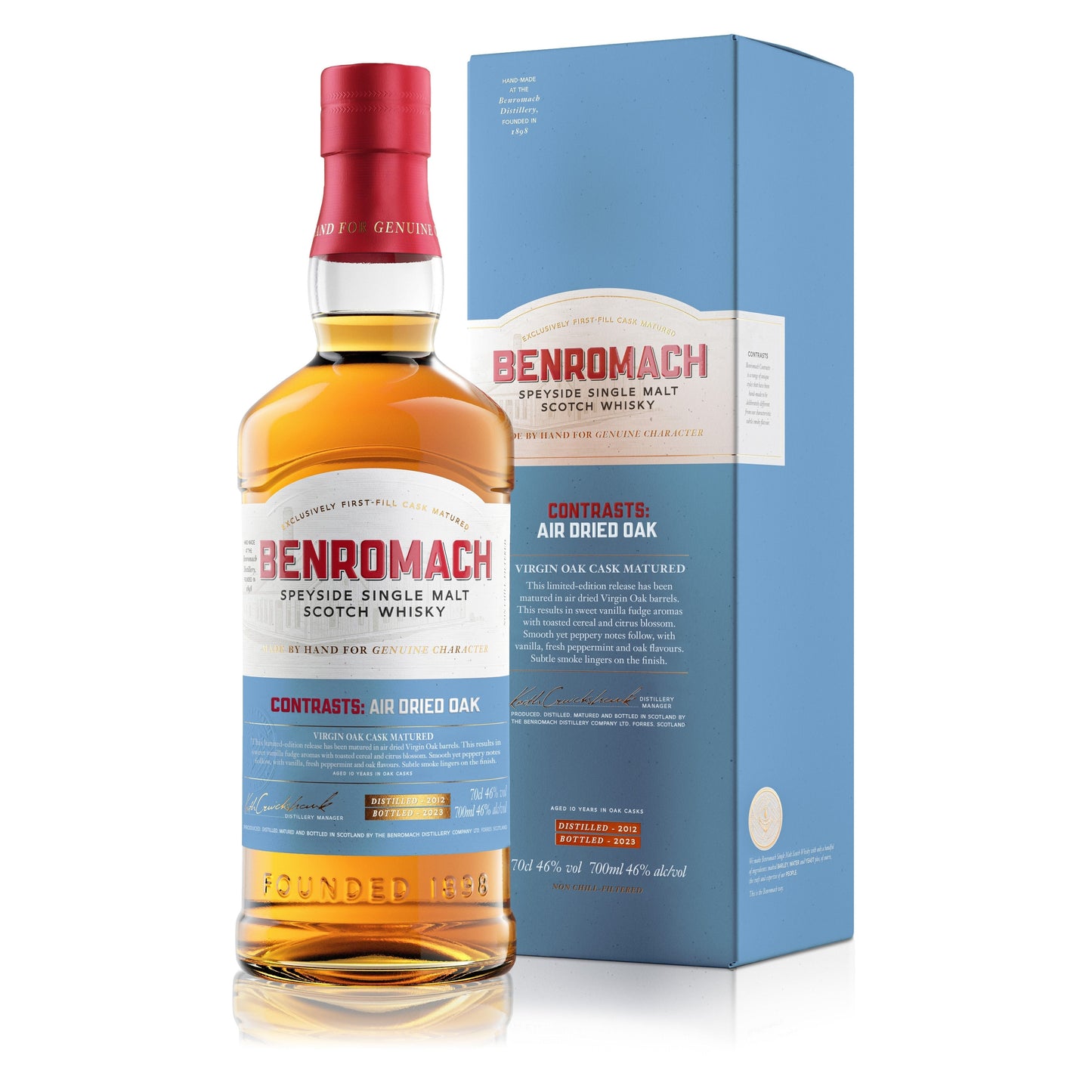 Benromach Contrasts: Air Dried Oak - Single Malt Scotch Whisky-Single Malt Scotch Whisky-5020613094710-Fountainhall Wines