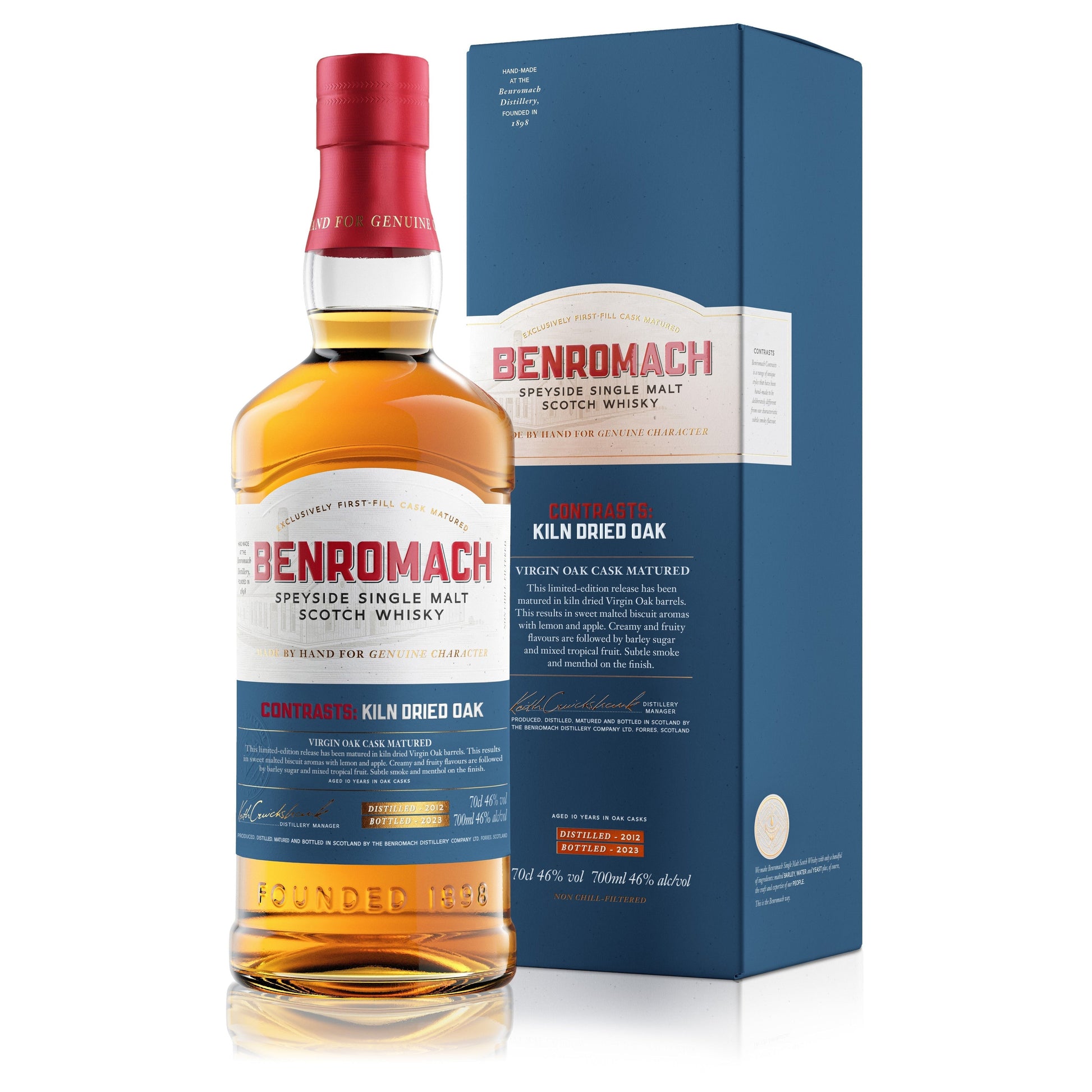 Benromach Contrasts: Kiln Dried Oak - Single Malt Scotch Whisky-Single Malt Scotch Whisky-5020613094734-Fountainhall Wines