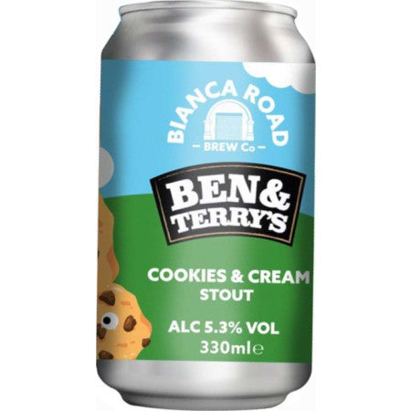 Bianca Road Brewing Co - Ben & Terry's Cookies & Cream Stout 330ml-World Beer-Fountainhall Wines