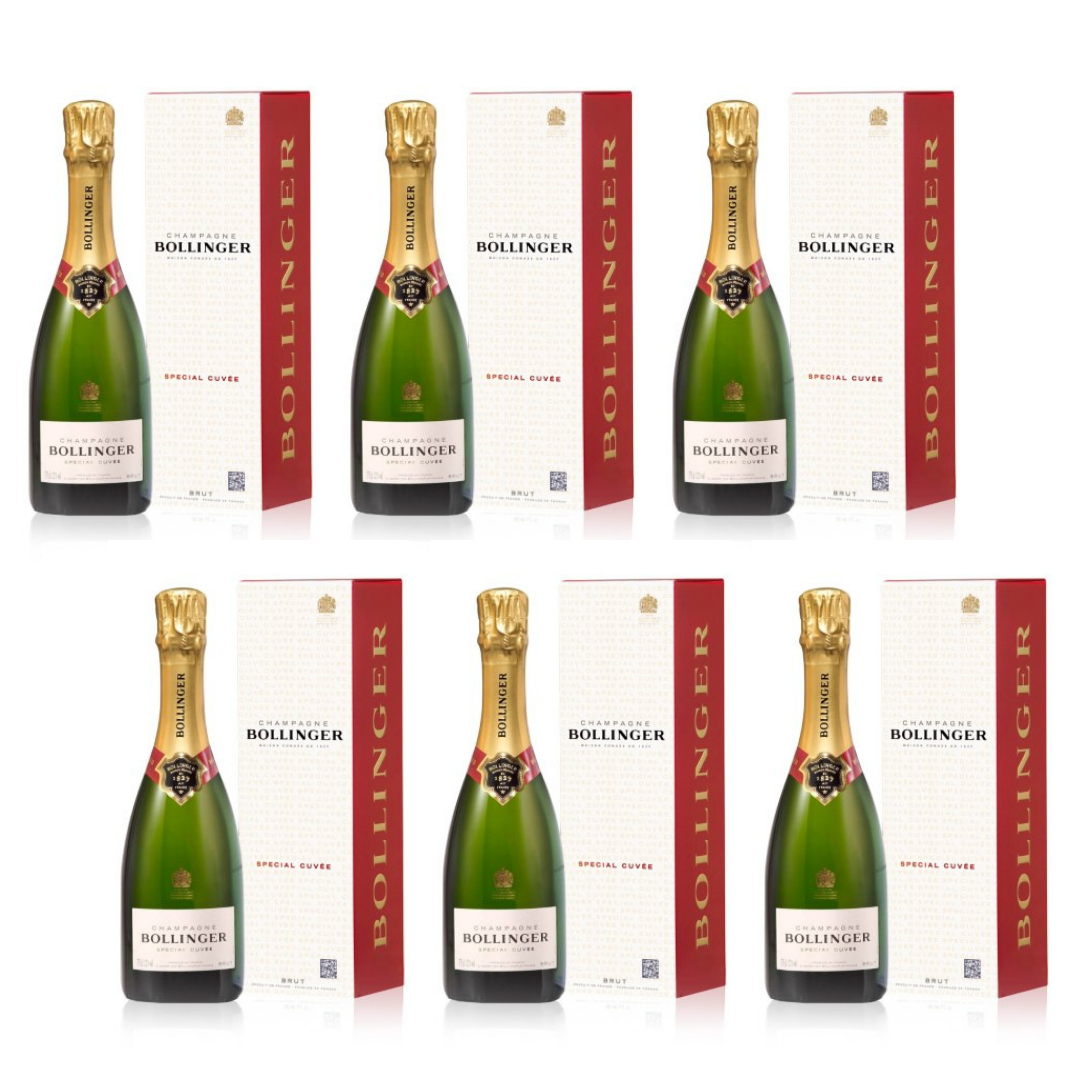 Bollinger Special Cuvee 6x37.5CL NV Champagne (Half Bottle) Case-Champagne-Fountainhall Wines