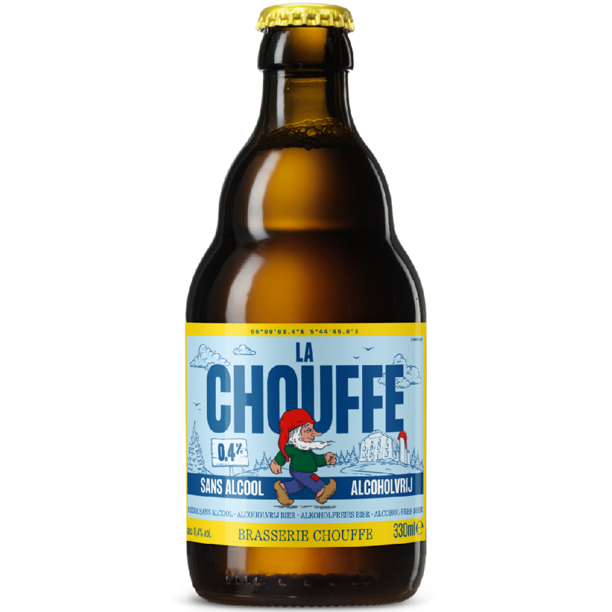 Brasserie d'Achouffe La Chouffe 0.0% - Alcohol-Free Blond Beer 330ml-World Beer-Fountainhall Wines