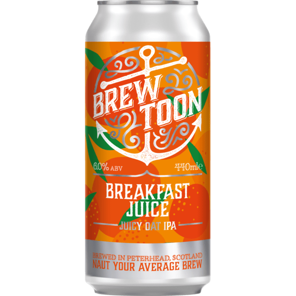 Brew Toon Breakfast Juice - Juicy Oat IPA-Scottish Beers-5060523961214-Fountainhall Wines