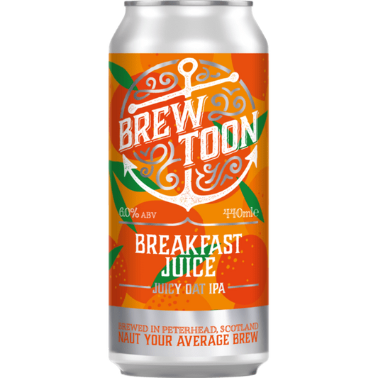 Brew Toon Breakfast Juice - Juicy Oat IPA-Scottish Beers-5060523961214-Fountainhall Wines