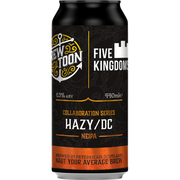 Brew Toon Collaboration Series: Hazy/DC (Five Kingdoms) - Thiolized NEIPA-Scottish Beers-5060523961283-Fountainhall Wines