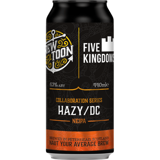 Brew Toon Collaboration Series: Hazy/DC (Five Kingdoms) - Thiolized NEIPA-Scottish Beers-5060523961283-Fountainhall Wines