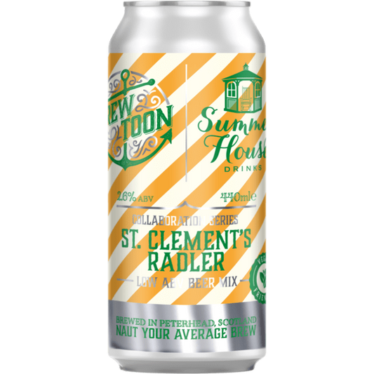 Brew Toon Collaboration Series: St. Clement's Radler (Summer House Drinks) - Low ABV Beer Mix - Fountainhall Wines