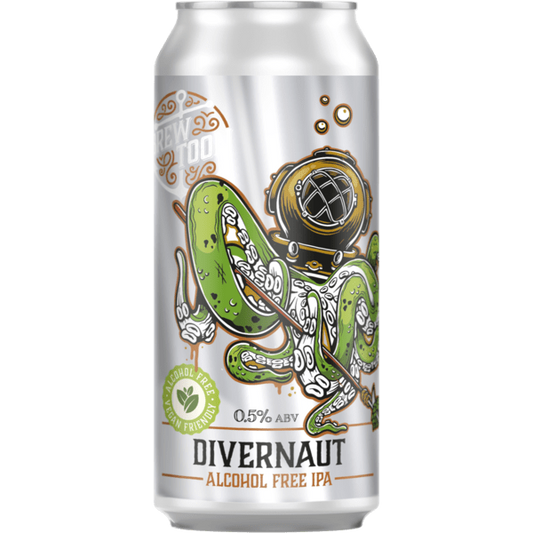 Brew Toon Divernaut – Alcohol Free IPA 0.5% 440ml Can-Scottish Beers-5060523960972-Fountainhall Wines